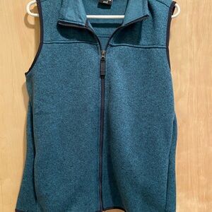 Eddie Bauer Teal Fleece Vest